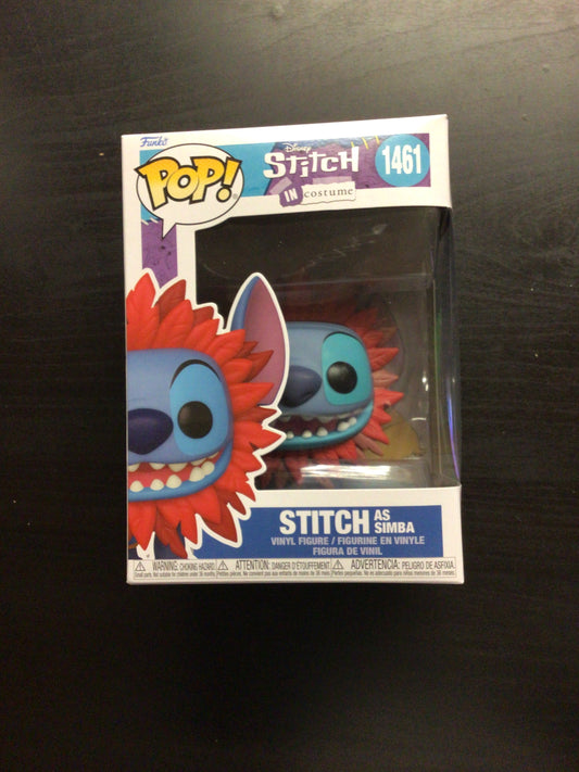 Stitch in Costume: Stitch as Simba 1461 Pop Vinyl