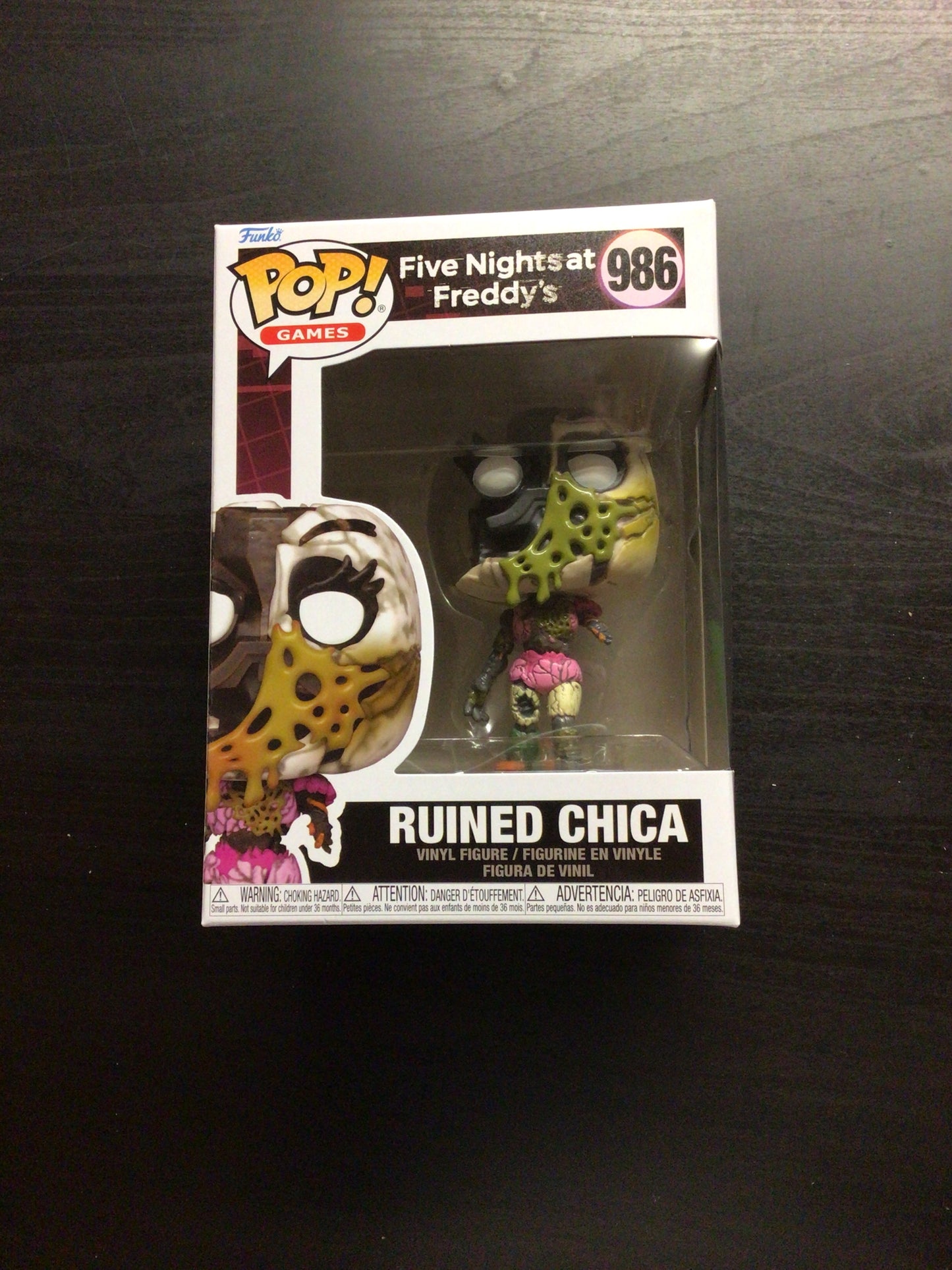 Five Nights At Freddys: Ruined Chica 986 Pop Vinyl