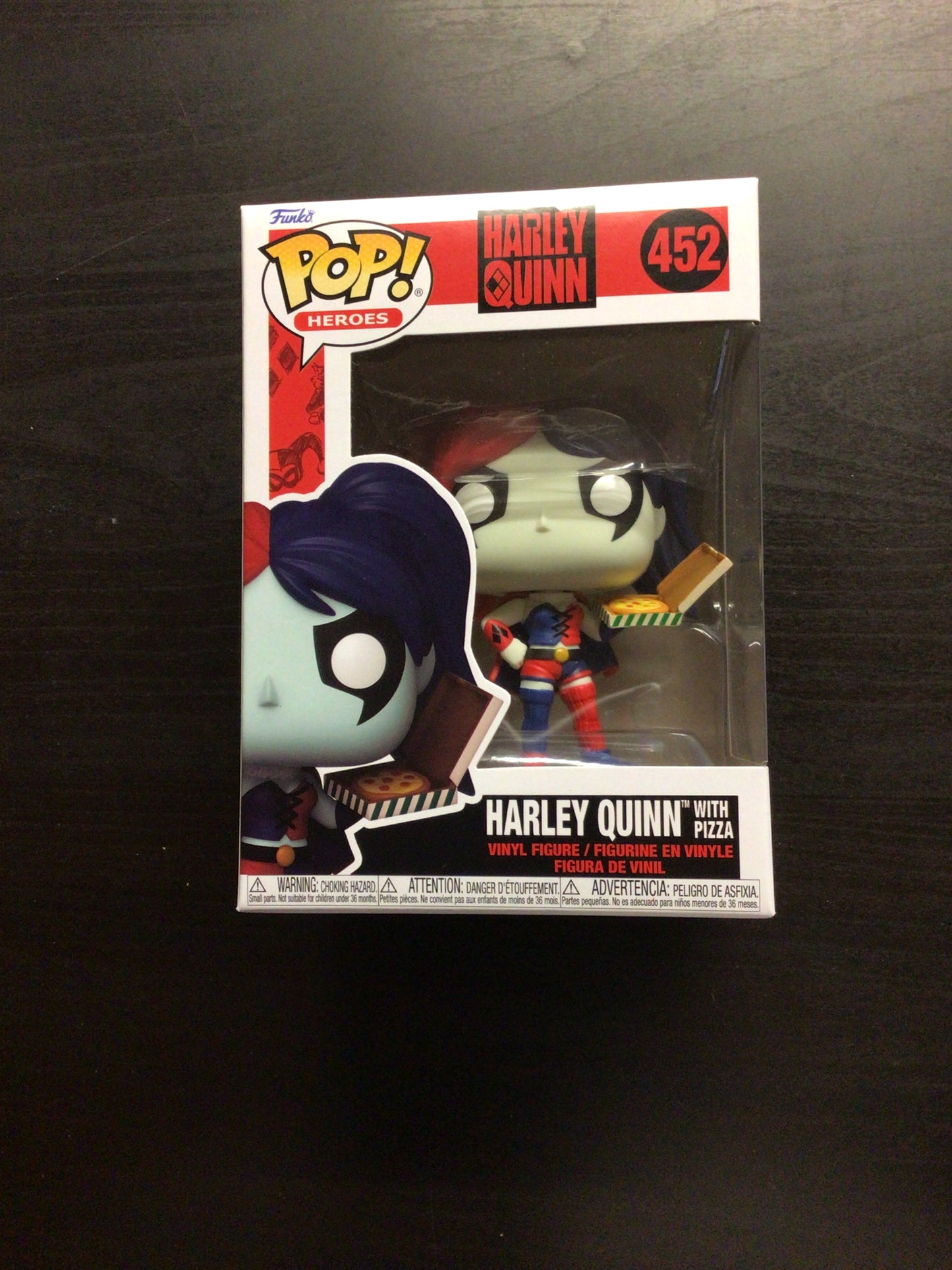 Harley Quinn: Harley Quinn With Pizza 452 Pop Vinyl