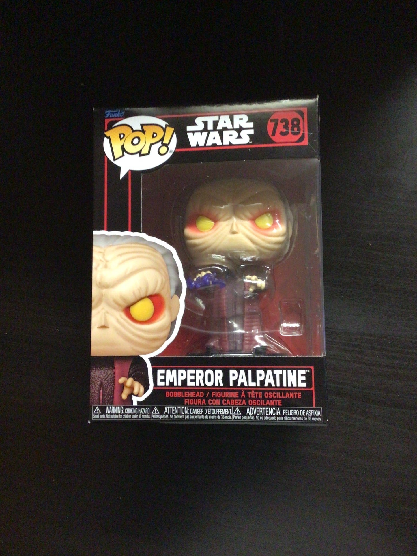 Star Wars: Emperor Palpatine 738 Pop Vinyl